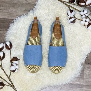 Kurt Geiger Espadrille Blue/Gold